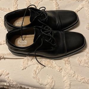 Black lace up dress shoe Croft & Barrow size 10